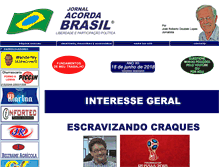 Tablet Screenshot of jornalacordabrasil.com.br